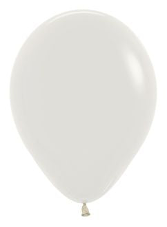 Helium inflated 11” latex balloon - pastel dusk cream