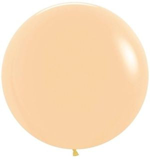 Helium inflated 18” latex balloons with tassels