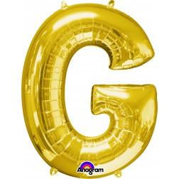 Supershape foil balloon - Gold giant letters A-Z
