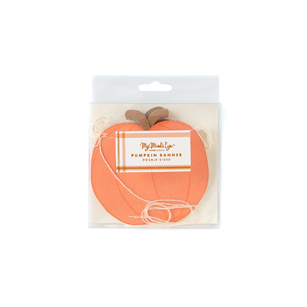 SALE - slight discolouration- Pumpkin banner