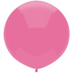 Helium inflated 17” round balloon - Various colours