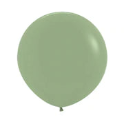 Helium inflated 18” latex balloon - eucalyptus