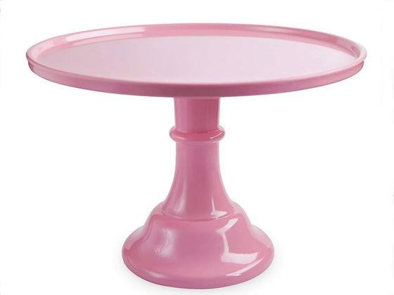 Pink melamine cake stand