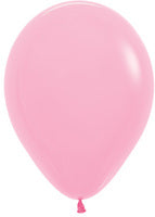 Helium inflated 11 inch latex balloon - light pink