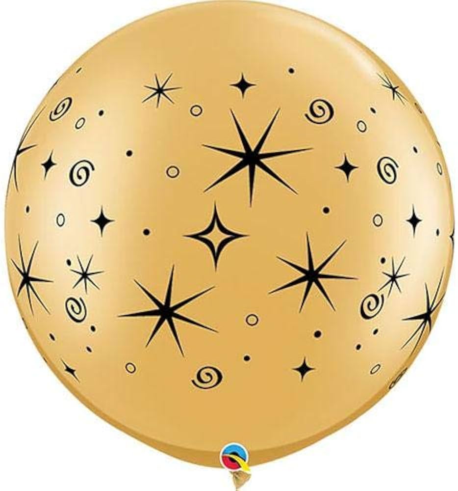Jumbo helium inflated latex balloons
