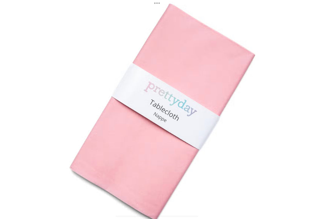 *NEW* Eco-friendly pastel pink disposable paper table cover