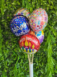 Balloon on a stick
