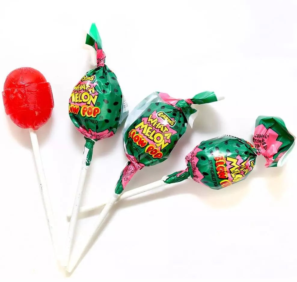 Charms - What a melon blow pop - 1 lollipop