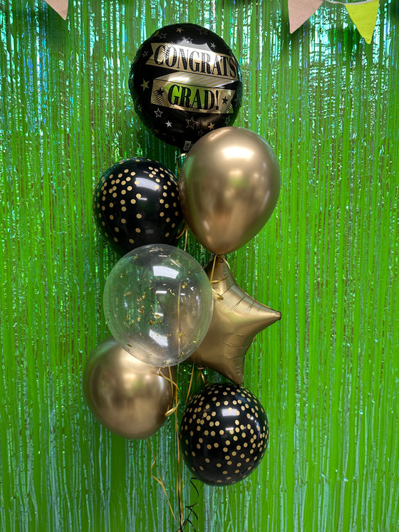 Confetti dot grad bouquet