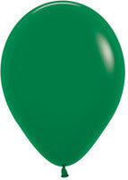 Helium inflated 11" balloon - fashion forest green