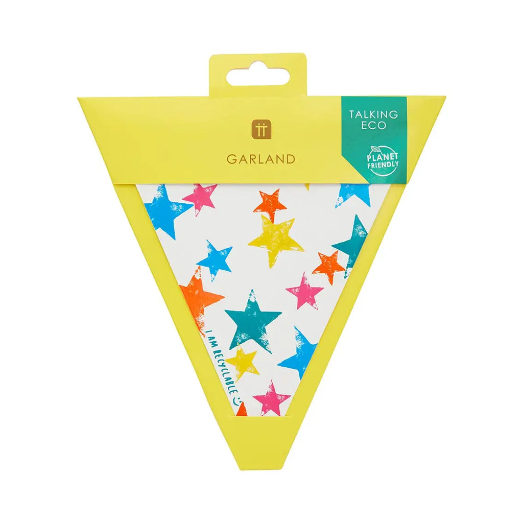 Birthday brights star eco friendly paper bunting