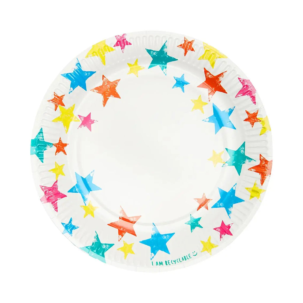 Birthday brights star eco plates