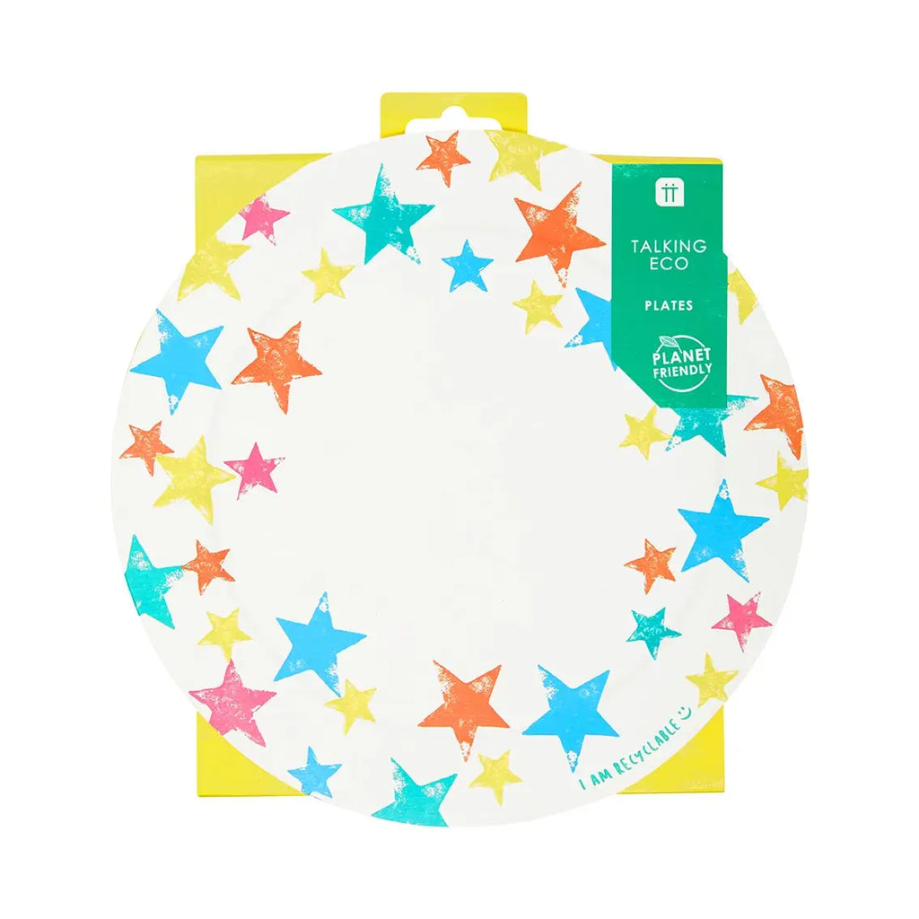 Birthday brights star eco plates