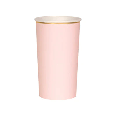 Dusky pink highball cups - Meri Meri
