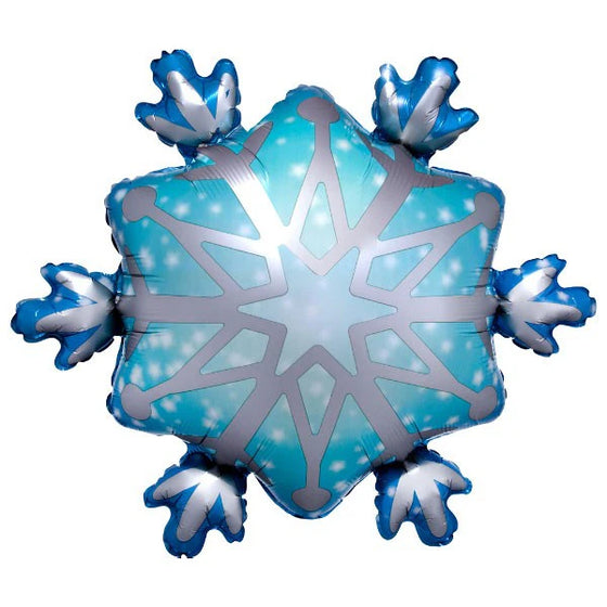 SUPERSHAPE FOIL BALLOON - Satin snowflake