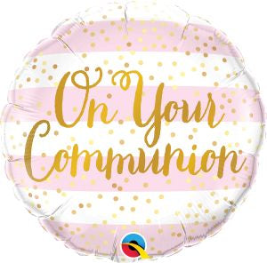 On your communion - pink