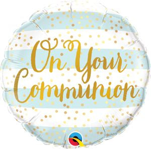 On your communion - blue