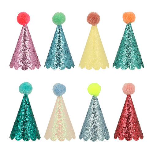 Glitter mini party hats - Meri Meri