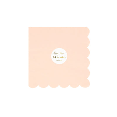 Ballet slipper pink small napkins - Meri Meri