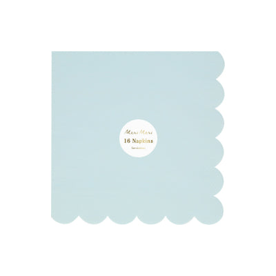 Summer sky blue large napkins - Meri Meri