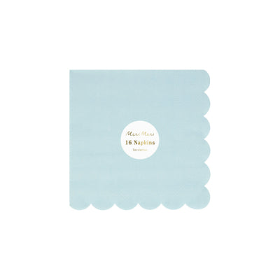 Summer sky blue small napkin - Meri Meri
