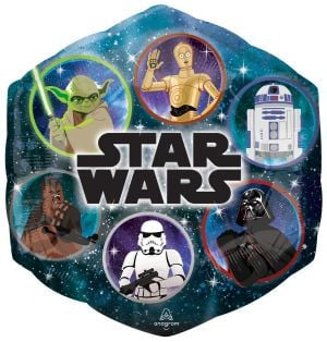 Supershape foil balloon - Star Wars Galaxy