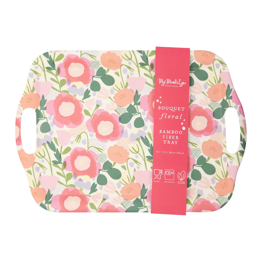 Floral blooms tray
