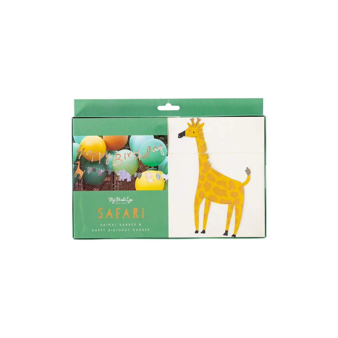 Safari happy birthday banner set