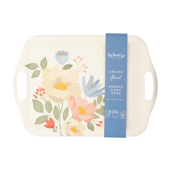 Floral corner tray