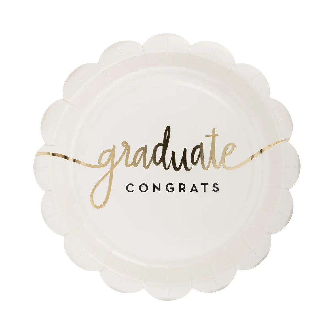 Graduate congrats plates