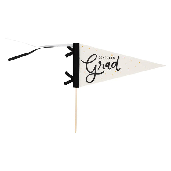 Congrats grad felt pennant