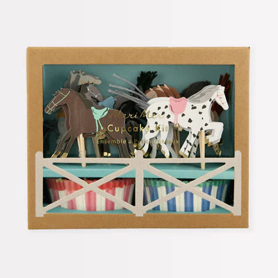 Horse cupcake kit - Meri Meri