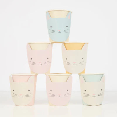 Cute kitten cups - Meri Meri