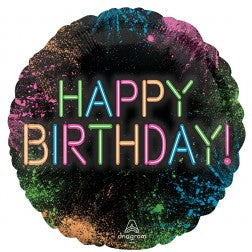 Standard neon birthday