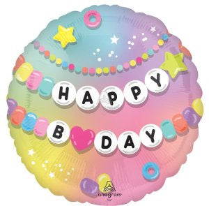 Happy birthday friendship bracelet - standard