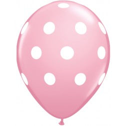 Helium inflated 11” balloon - standard pink