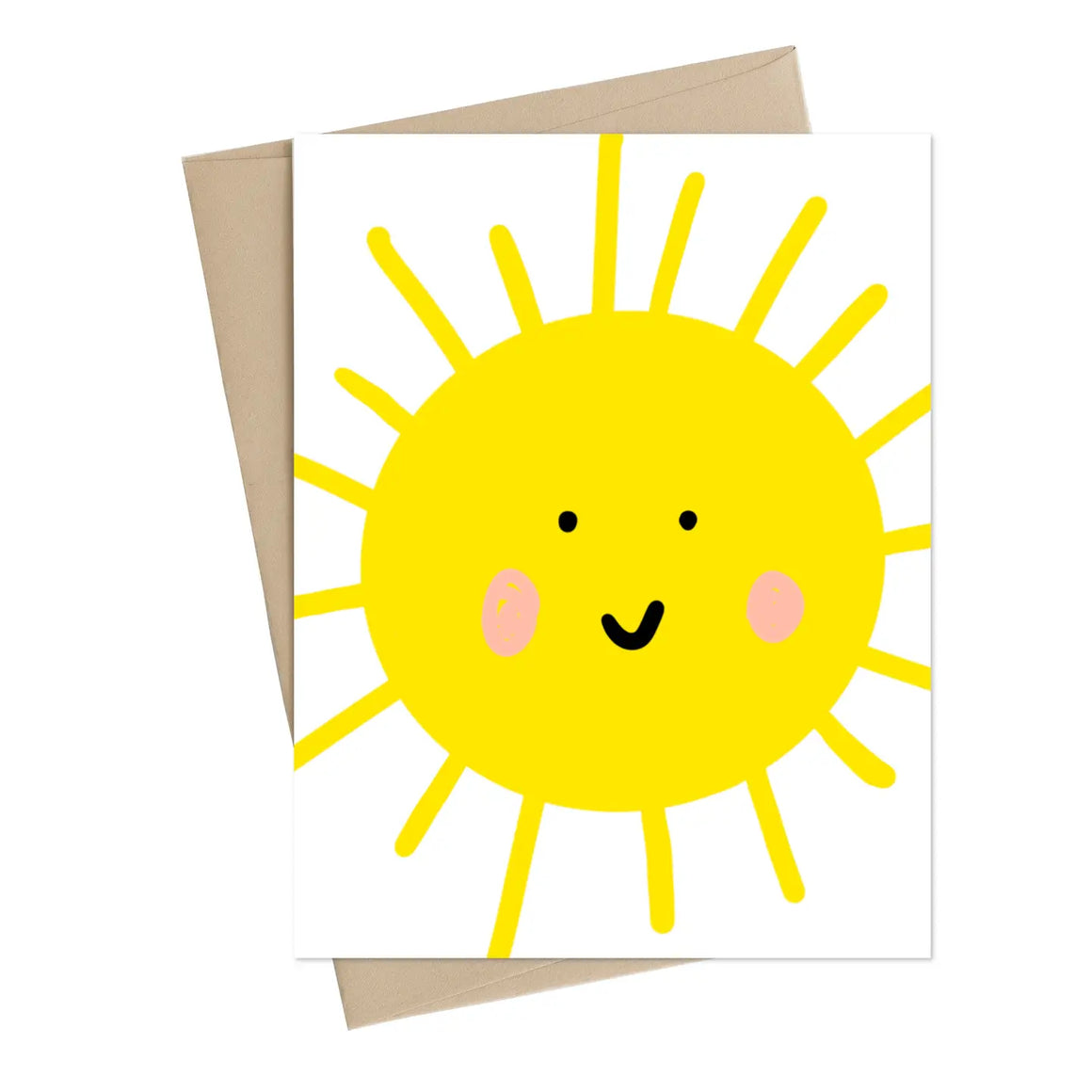 Sunshinegreeting card - blank inside