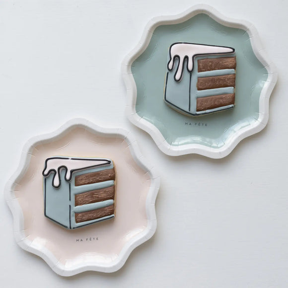 Signature dessert plates - pack of 4 pink - Ma Fête