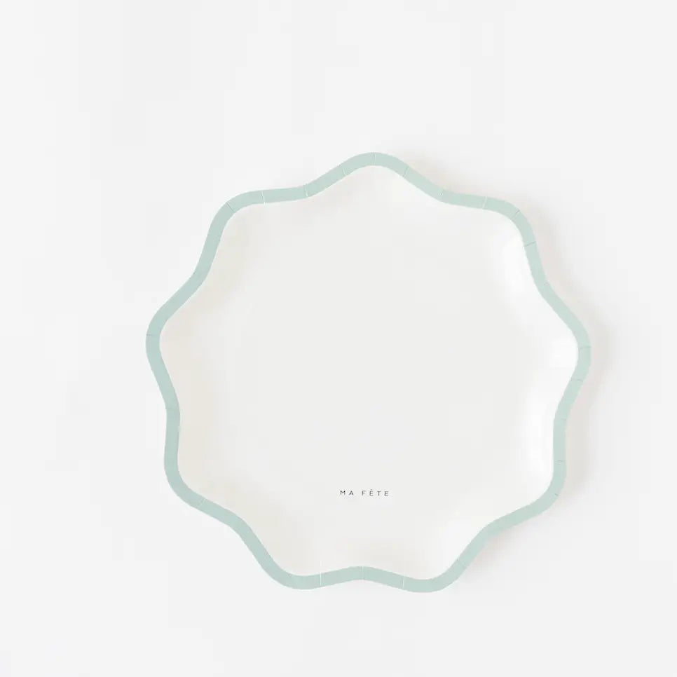 Signature dinner plates - pack of 4 mint - Ma Fête