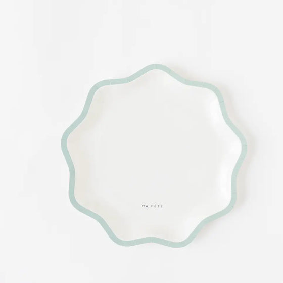 Signature dinner plates - pack of 4 mint - Ma Fête