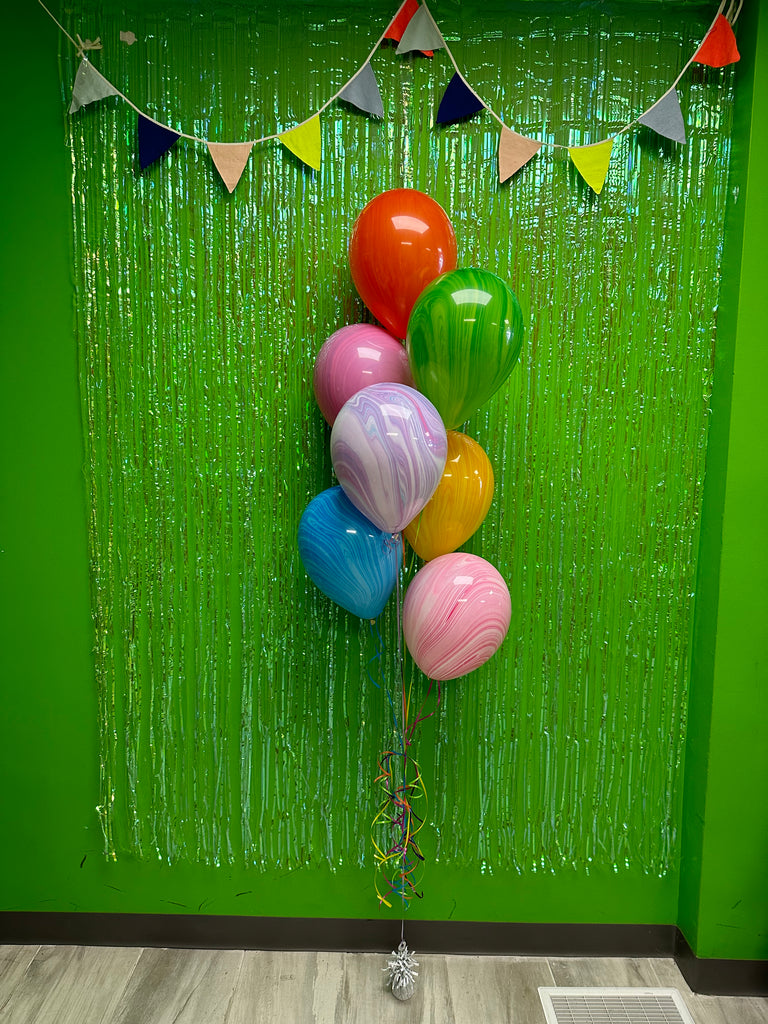 Marble balloon bouquet