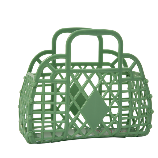 Sun jellies - small retro bag - olive