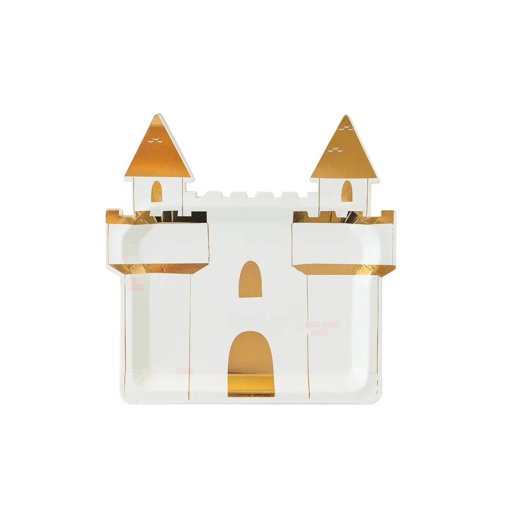Princess castle shaped plates