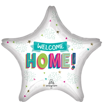 Supershape foil balloon - welcome home