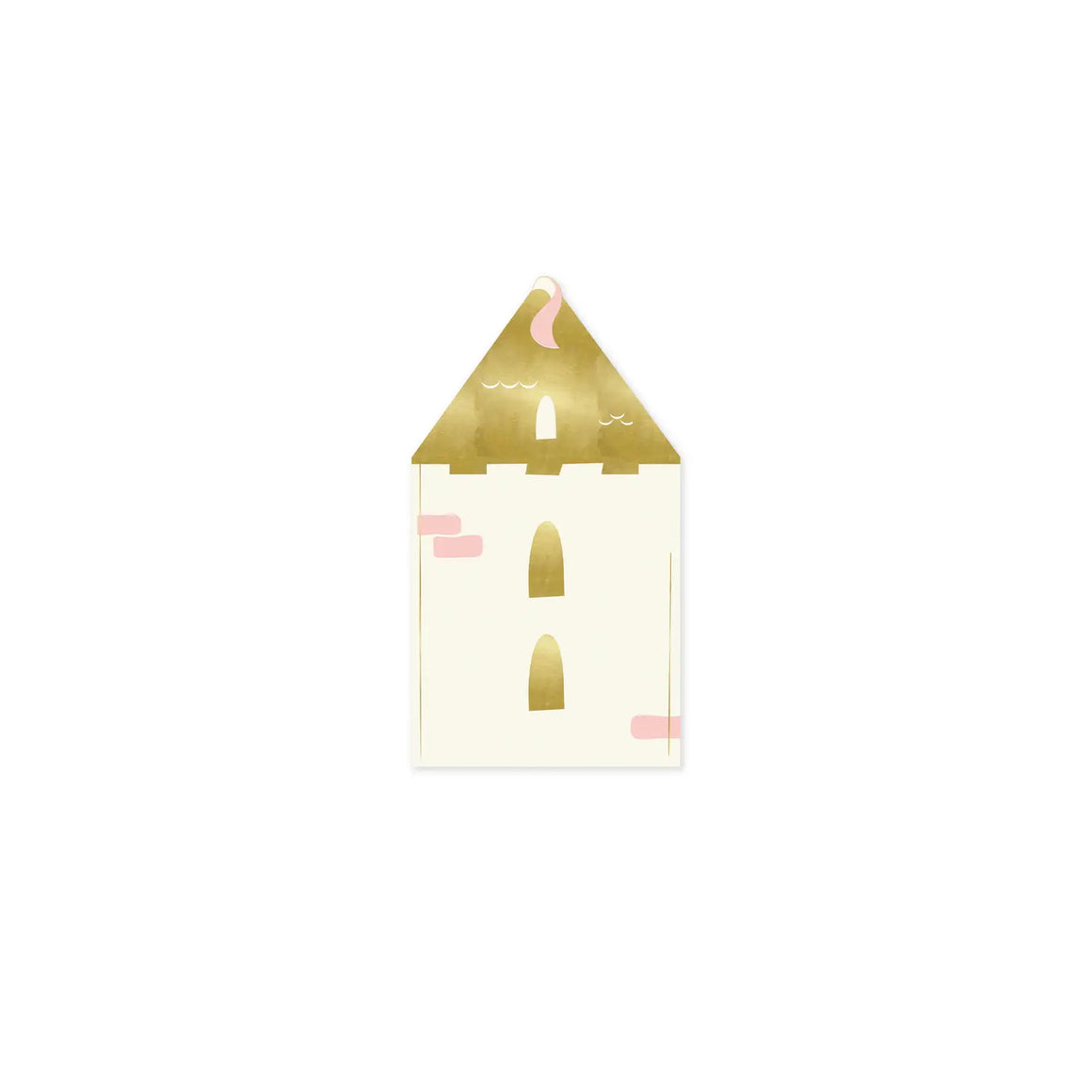 Princess castle shaped napkins