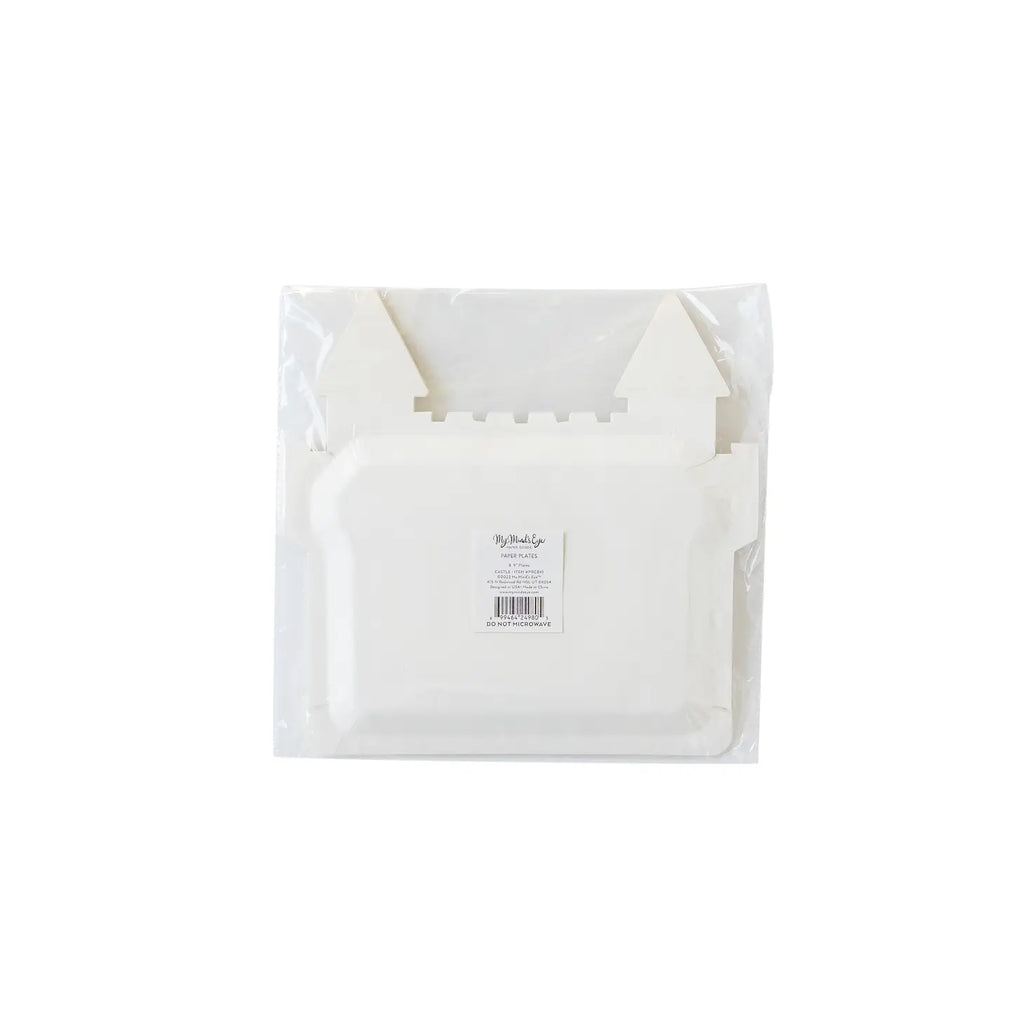Princess castle shaped plates