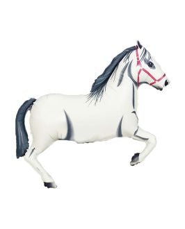 Supershape foil balloon - white horse