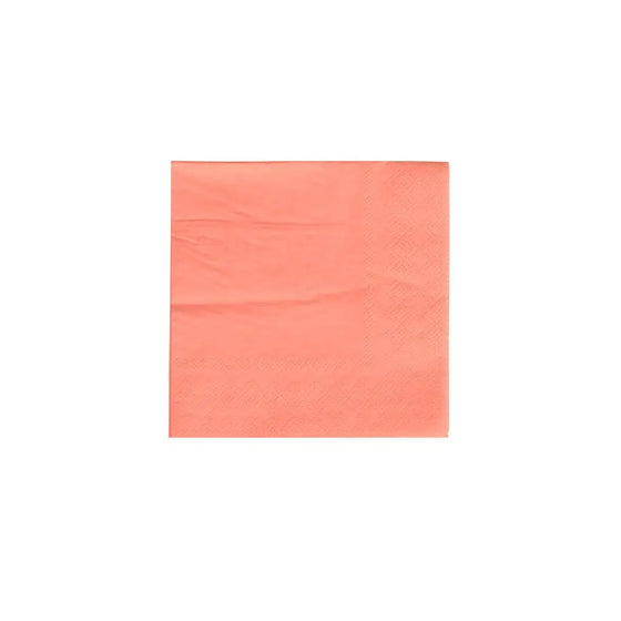 *SALE* Oh happy day - coral cocktail napkins