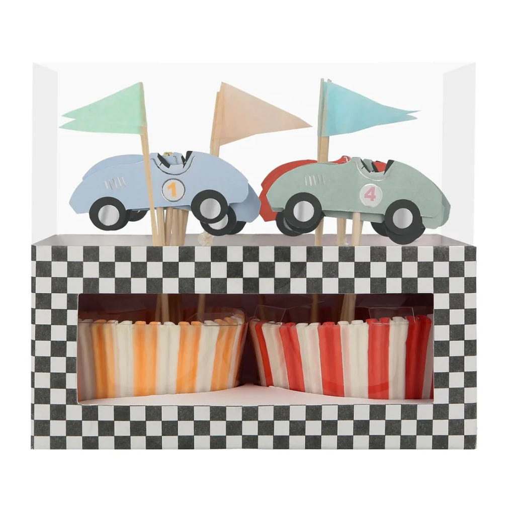 Race car cupcake kit - Meri Meri
