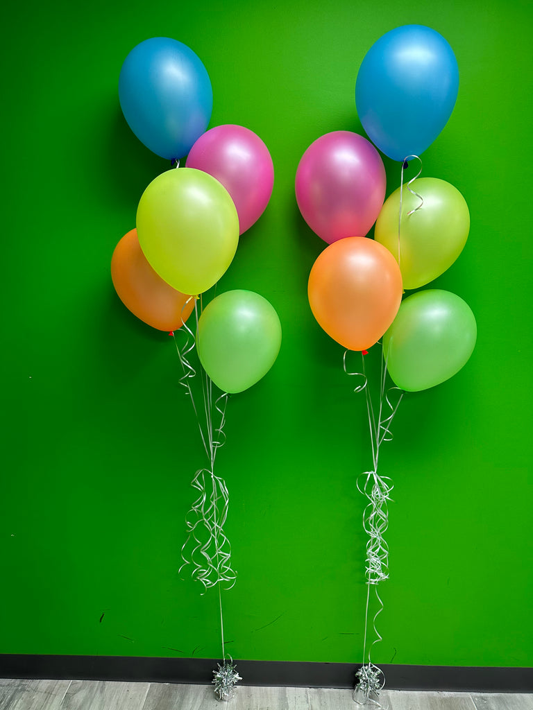 Neon balloon bouquets (2 bouquets)